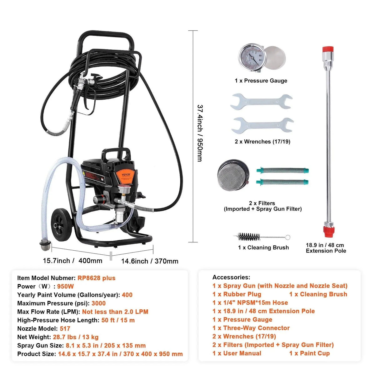 VEVOR Airless Paint Sprayer