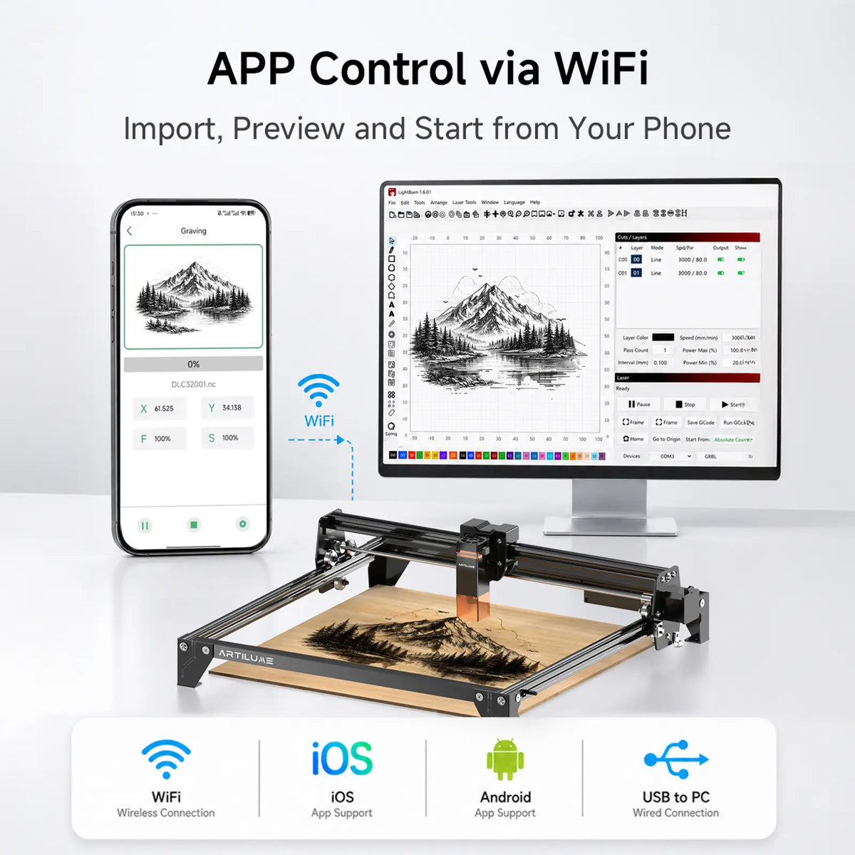 ARTILUME Laser Engraver & Cutter
