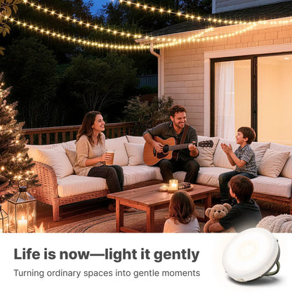 Solar Camping String Lights – 49.2FT Retractable LED