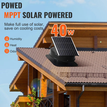 40W Solar Attic Fan
