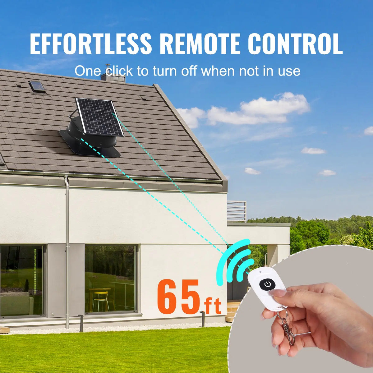 40W Solar Attic Fan