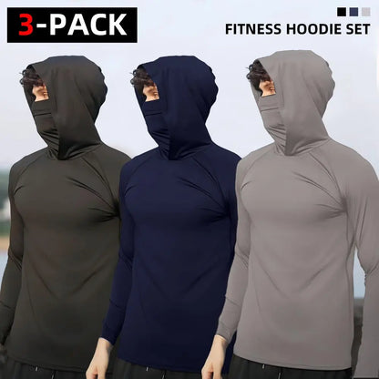 Men's Slim Fit Hoodie Pullover Set