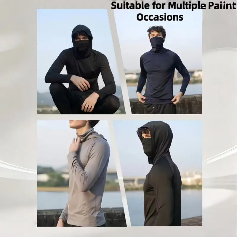 Men's Slim Fit Hoodie Pullover Set