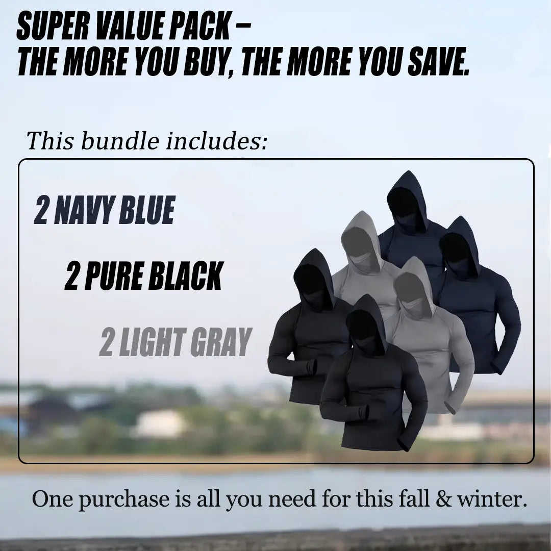 Men's Slim Fit Hoodie Pullover Set