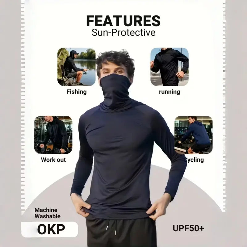 Men's Slim Fit Hoodie Pullover Set